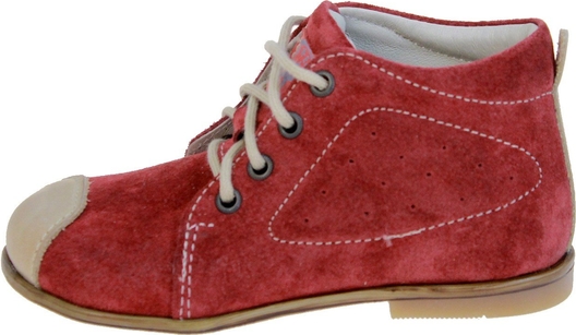 Czerwone buty dziecięce zimowe EMEL sznurowane