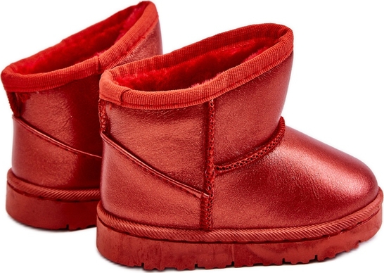 Czerwone buty dziecięce zimowe Fr1