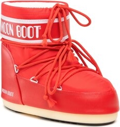 Czerwone buty dziecięce zimowe Moon Boot