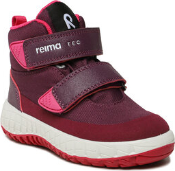Czerwone buty dziecięce zimowe Reima na rzepy