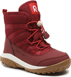 Czerwone buty dziecięce zimowe Reima sznurowane