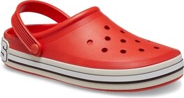 Czerwone buty letnie męskie Crocs w stylu casual