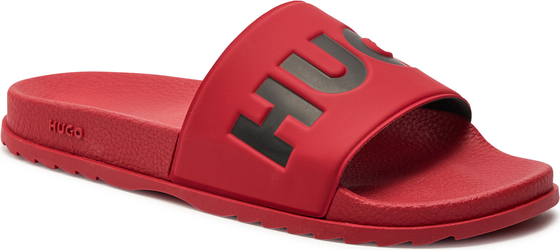 Czerwone buty letnie męskie Hugo Boss