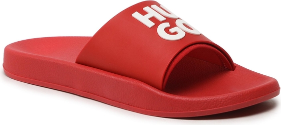 Czerwone buty letnie męskie Hugo Boss w sportowym stylu