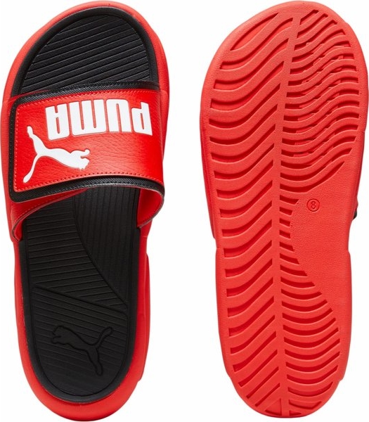 Czerwone buty letnie męskie Puma w sportowym stylu