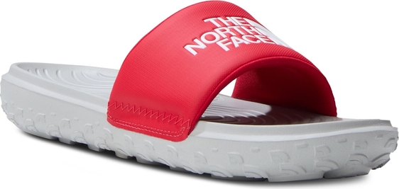 Czerwone buty letnie męskie The North Face w sportowym stylu