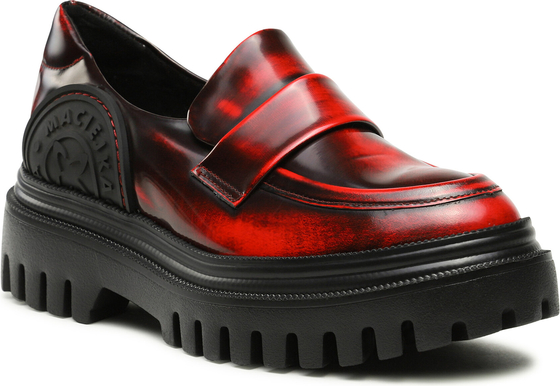 Czerwone buty Maciejka