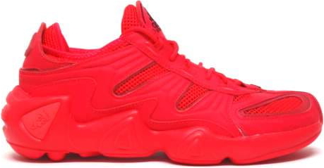 Czerwone buty sportowe Adidas Originals sznurowane