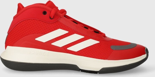 Czerwone buty sportowe Adidas Performance w sportowym stylu