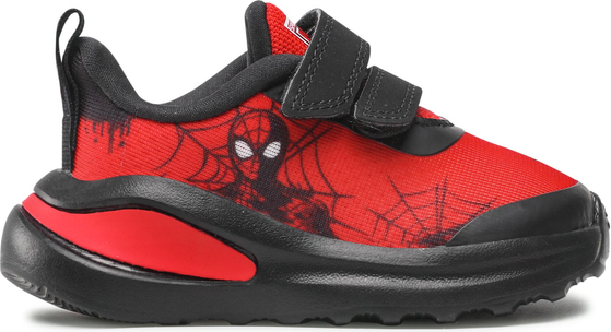 Czerwone buty sportowe dziecięce Adidas na rzepy