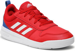 Czerwone buty sportowe dziecięce Adidas sznurowane dla chłopców
