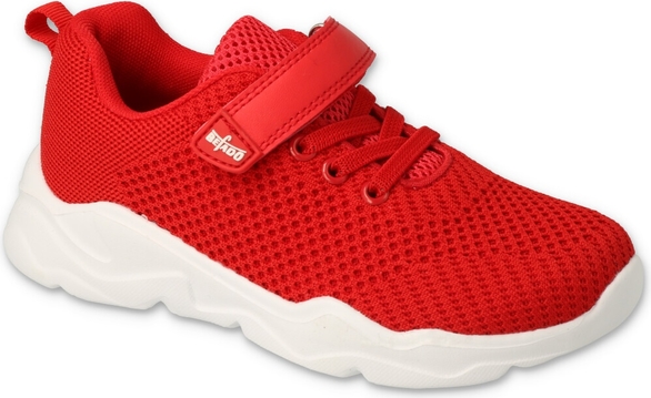 Czerwone buty sportowe dziecięce Befado na rzepy