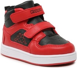 Czerwone buty sportowe dziecięce Kappa na rzepy