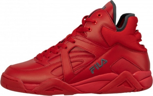 Czerwone buty sportowe Fila w sportowym stylu