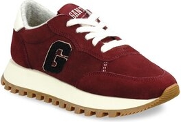 Czerwone buty sportowe Gant w sportowym stylu sznurowane