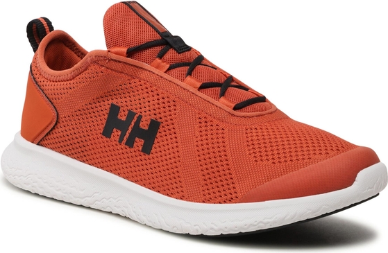 Czerwone buty sportowe Helly Hansen sznurowane