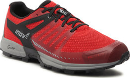 Czerwone buty sportowe Inov-8 sznurowane