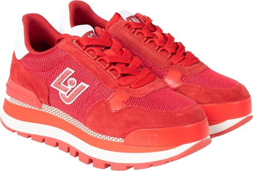 Czerwone buty sportowe Liu-Jo w sportowym stylu