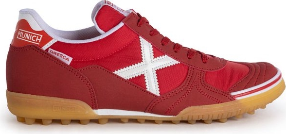 Czerwone buty sportowe Munich w sportowym stylu