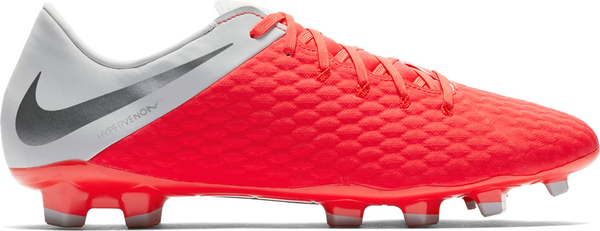 Czerwone buty sportowe Nike Football hypervenomx sznurowane
