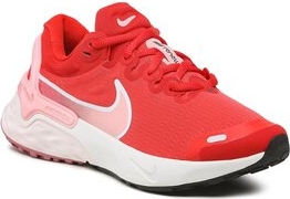 Czerwone buty sportowe Nike sznurowane z płaską podeszwą