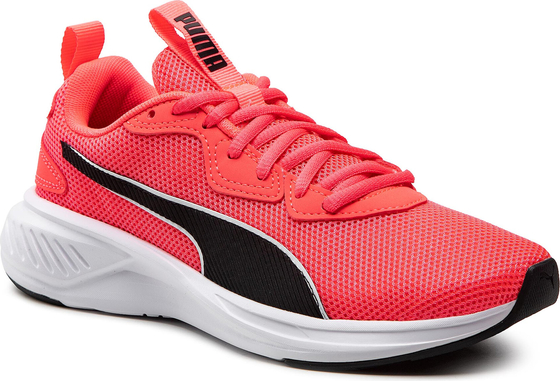 Czerwone buty sportowe Puma sznurowane w sportowym stylu