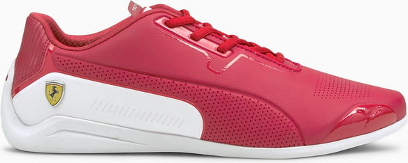Czerwone buty sportowe Puma ze skóry ekologicznej