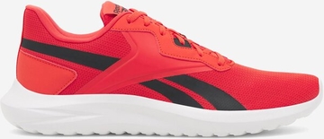 Czerwone buty sportowe Reebok w sportowym stylu sznurowane
