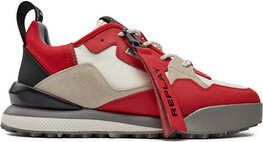 Czerwone buty sportowe Replay w sportowym stylu