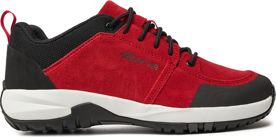 Czerwone buty trekkingowe Alpina sznurowane