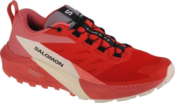 Czerwone buty trekkingowe Salomon