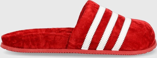 Czerwone kapcie Adidas Originals