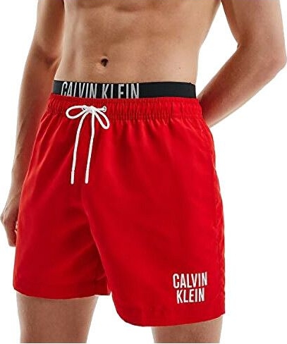 Czerwone kąpielówki Calvin Klein