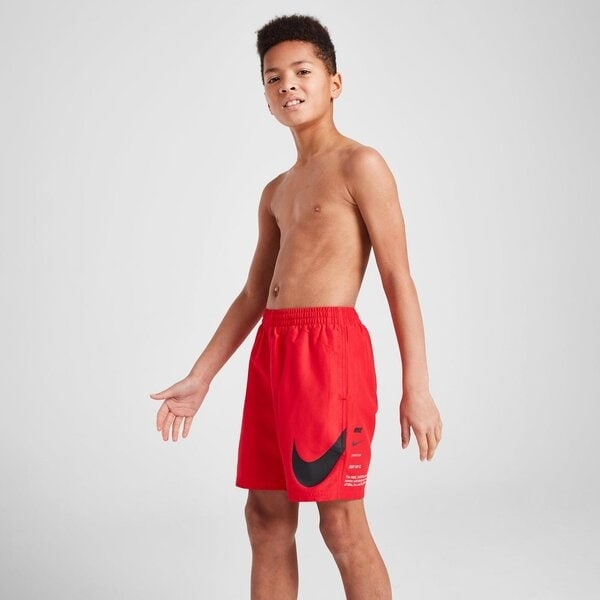 Czerwone kąpielówki Nike