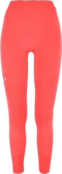 Czerwone legginsy Salewa w sportowym stylu z wełny