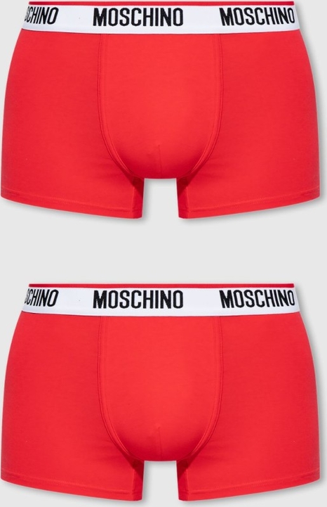 Czerwone majtki Moschino