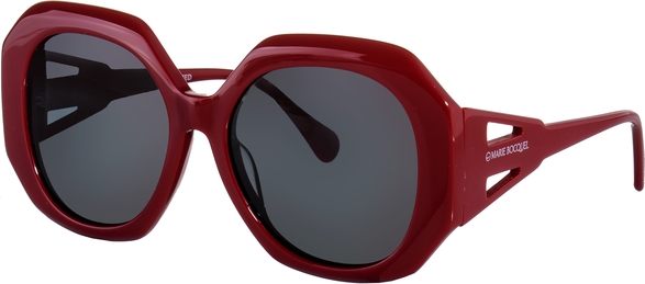 Czerwone okulary damskie Marie Bocquel