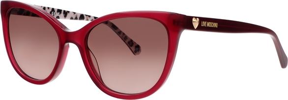 Czerwone okulary damskie Moschino