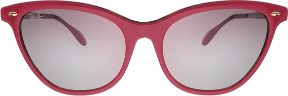 Czerwone okulary damskie Ray-Ban