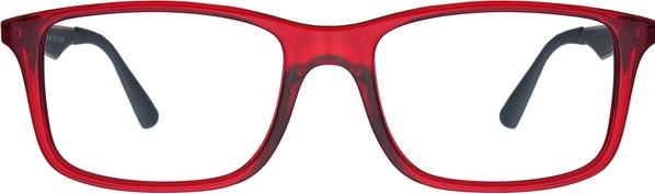 Czerwone okulary damskie Ray-Ban