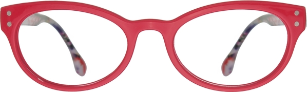 Czerwone okulary damskie Santino