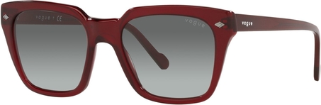 Czerwone okulary damskie Vogue