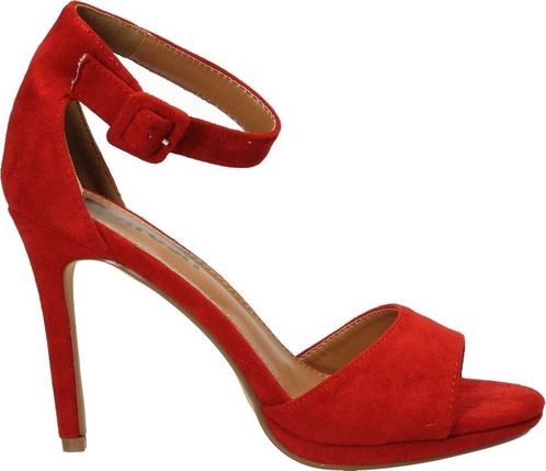 Czerwone sandały Refresh z klamrami