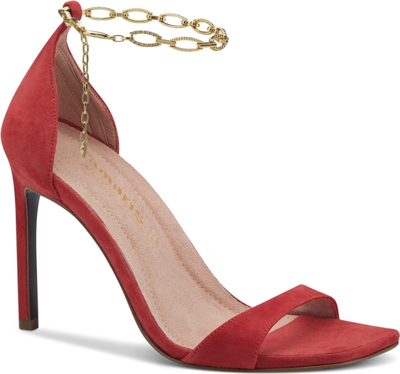 Czerwone sandały Tamaris