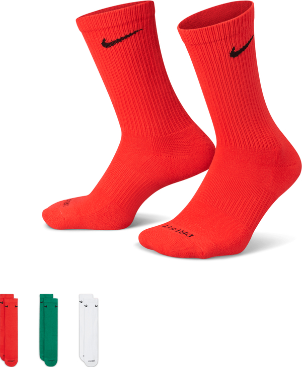 Czerwone skarpety Nike