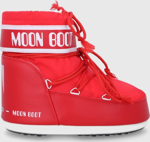 Czerwone śniegowce Moon Boot