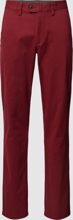 Czerwone spodnie Christian Berg z bawełny