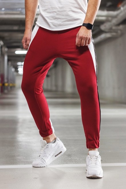 Czerwone spodnie Duuf