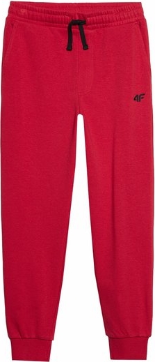 Czerwone spodnie dziecięce 4F dla chłopców