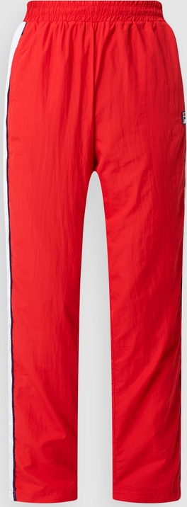 Czerwone spodnie Fila w sportowym stylu